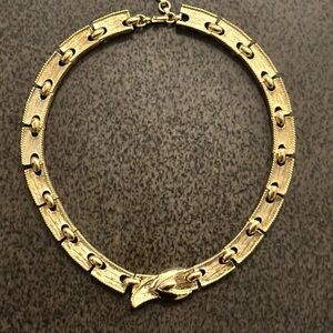 Monet Gold Chocker Necklace